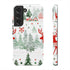 Nordic Christmas Print - Impact Resistant Phone Case Samsung Galaxy S22 Glossy